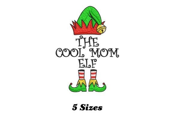 Cool Mom Elf Christmas