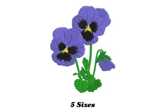 Delicate Pansy Flower