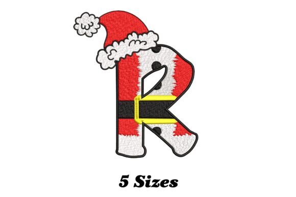 Elf Letter R Christmas