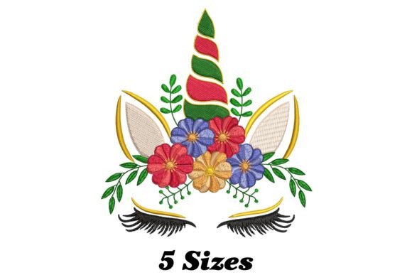Flower Unicorn Face
