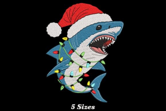 Lighting Shark Christmas