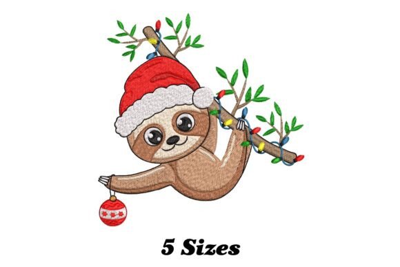 Lighting Sloth Christmas