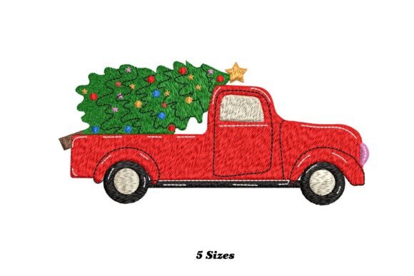 Red Truck Christmas Tree