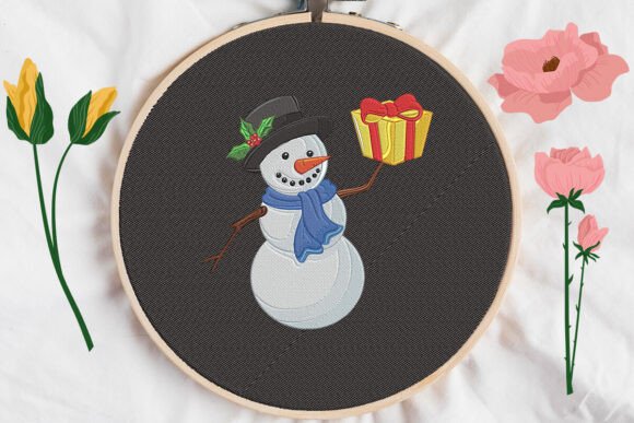 Snowman Christmas: A Seasonal Embroidery Review